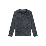 Polera UV Negra Johnny Fox Full Print