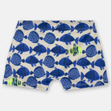 Conjunto de Baño Niño Pez Snorkel Azul UV50+