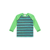 Polera UV Verde Rayada Luc.Boo