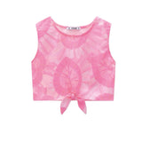 Top Rosa Anudado
