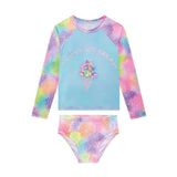 Traje de baño niña UV "I Love Ice Cream"