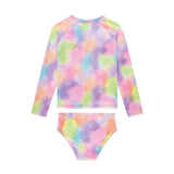 Traje de baño niña UV "I Love Ice Cream"