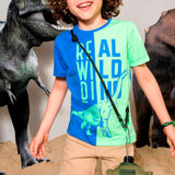 Polera Dino Reversible Bicolor