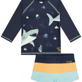 Conjunto UV50 Tiburones Azul Luc.Boo
