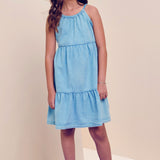 Vestido Ligero Denim Con Tirantes