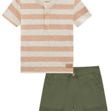 Conjunto de Polera Rayada y Short