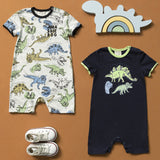 Enterito Manga Corta Jurassic Boo