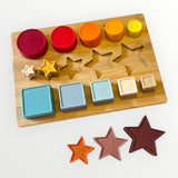 Juego Encaje Montessori Figuras Geométricas