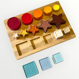 Juego Encaje Montessori Figuras Geométricas