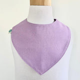 Babero Reversible Lino Lila