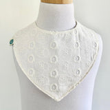 Babero Reversible Algodón Broderie
