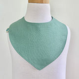 Babero Reversible Lino Verde Vintage