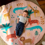 Playmat Impermeable Selva Rosa