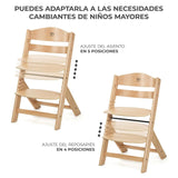 Silla de comer evolutiva 4 en 1 Enock + Mecedora Calmee - KinderKraft