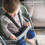 Silla de comer evolutiva LIVY 4 en 1 Wood + Mecedora Calmee - KinderKraft