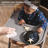 Silla de comer evolutiva LIVY 4 en 1 Wood + Mecedora Calmee - KinderKraft