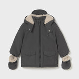 Chaquetón Infantil Gris con Chiporro + Guantes