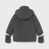 Chaquetón Infantil Gris con Chiporro + Guantes