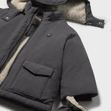 Chaquetón Infantil Gris con Chiporro + Guantes
