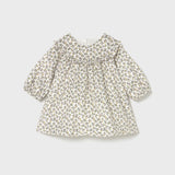 Vestido Bebé Terciopelo Estampado Floral