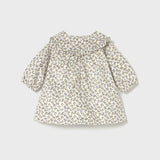 Vestido Bebé Terciopelo Estampado Floral