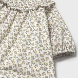 Vestido Bebé Terciopelo Estampado Floral