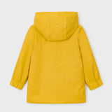 Impermeable Unisex Infantil Mostaza Interior Polar