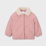 Chaquetón Niña Rosa con Chiporro Cuello Invierno