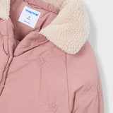 Chaquetón Niña Rosa con Chiporro Cuello Invierno