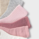 Set 6 Calcetines Rosa Bebé