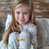 Pijama Largo Algodón Animales