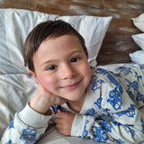 Pijama Largo Algodón Máquinas