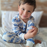 Pijama Largo Algodón Máquinas