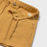 Bermuda de Lino Niño Relaxed Peach