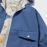 Chaqueta Cortaviento Reversible Animales Bebé