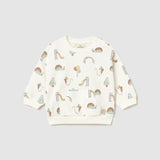 Pullover Bebé Unisex Arroz Estampado