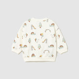 Pullover Bebé Unisex Arroz Estampado
