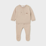 Box Regalo Bebé Conjunto Tejido 2 Piezas Topo Unisex