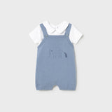 Box Conjunto Tricot Elefante + Body Azulino Mayoral Newborn