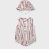 Pelele Rayas + Gorro Mayoral Newborn