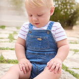 Conjunto Jardinera Denim y Polera Rayas Mayoral