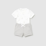 Set 2 Conjuntos Unisex 4 Piezas Plata Mayoral