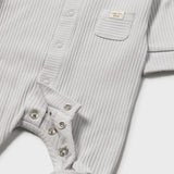 Pelele Unisex Canalé Gris Mayoral