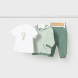 Conjunto Bebé 3 Piezas Musgo Mayoral