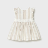 Vestido de Ceremonia Niña Rayas Lino