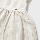 Vestido de Ceremonia Niña Rayas Lino