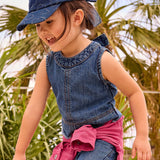 Top Denim Fluido Mayoral con Lazo