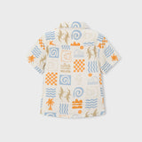 Camisa Manga Corta Estampada Hawai Mayoral