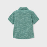 Camisa Manga Corta Estampada Alga Mayoral