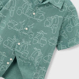 Camisa Manga Corta Estampada Alga Mayoral